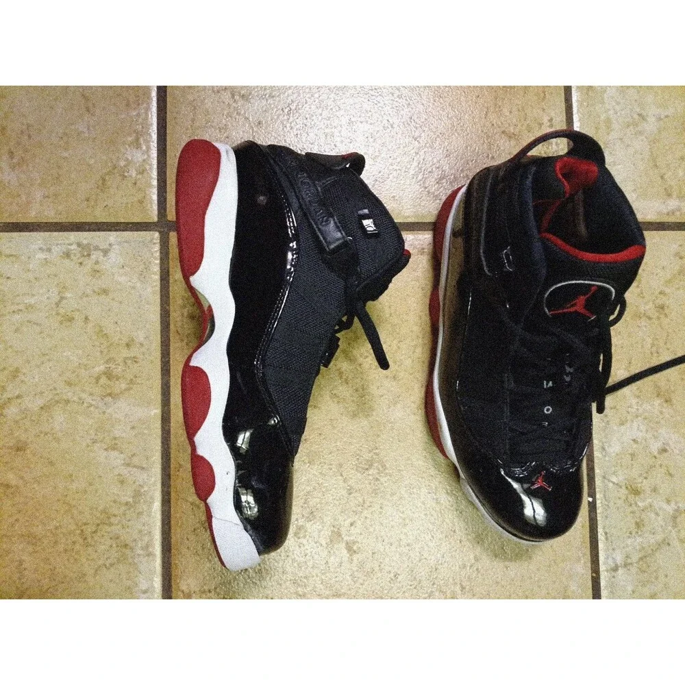 Jordan Six Rings - Blk/Red, Men’s Size 8